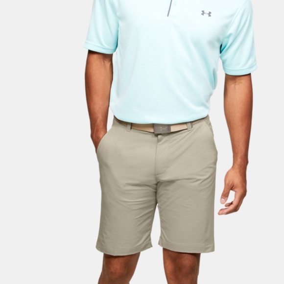 Under Armour Khaki UA Matchplay Golf Shorts - Picture 1 of 10